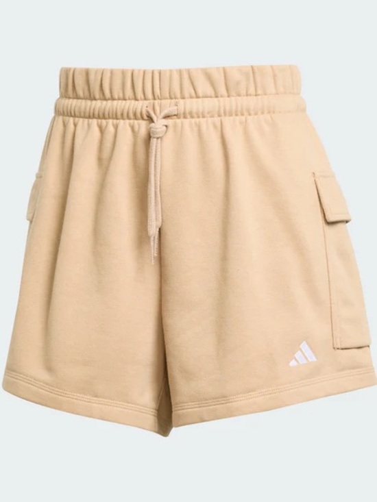adidas Pants - adidas Women’s Beige Athletic Cargo Shorts semi ice tangerine 🍊 medium new